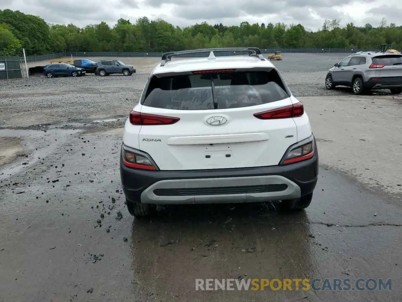 6 Photograph of a damaged car KM8K3CAB9NU786393 HYUNDAI KONA 2022