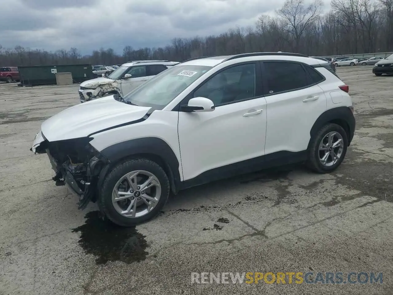1 Photograph of a damaged car KM8K3CAB9NU860217 HYUNDAI KONA 2022