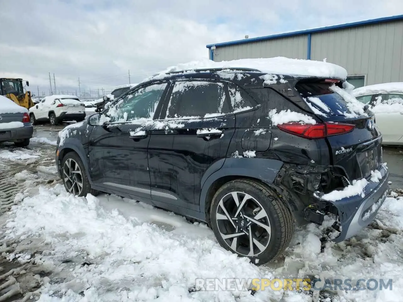 2 Photograph of a damaged car KM8K53A30NU814536 HYUNDAI KONA 2022