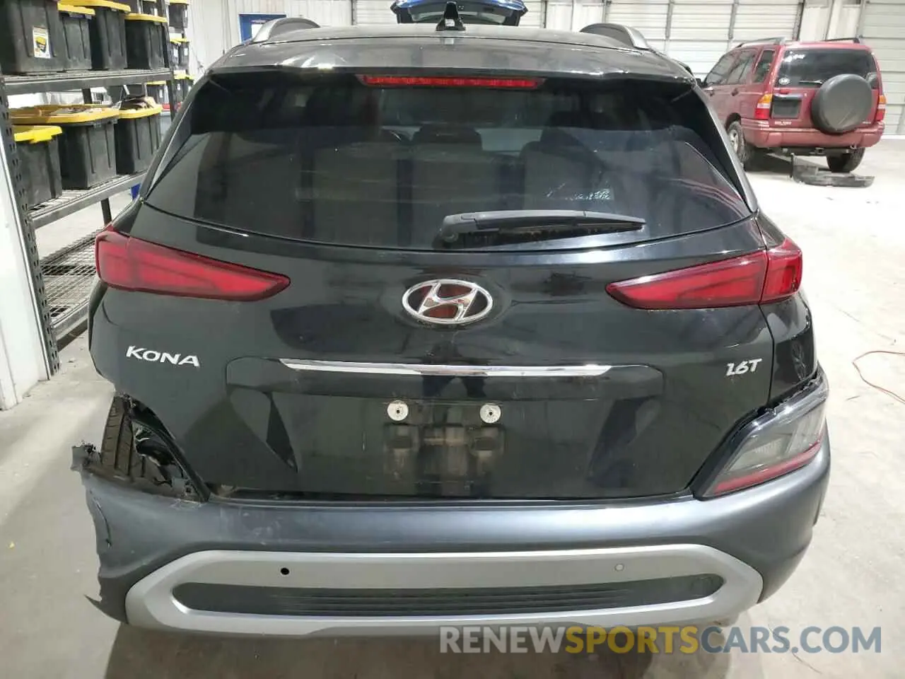 6 Photograph of a damaged car KM8K53A30NU814536 HYUNDAI KONA 2022