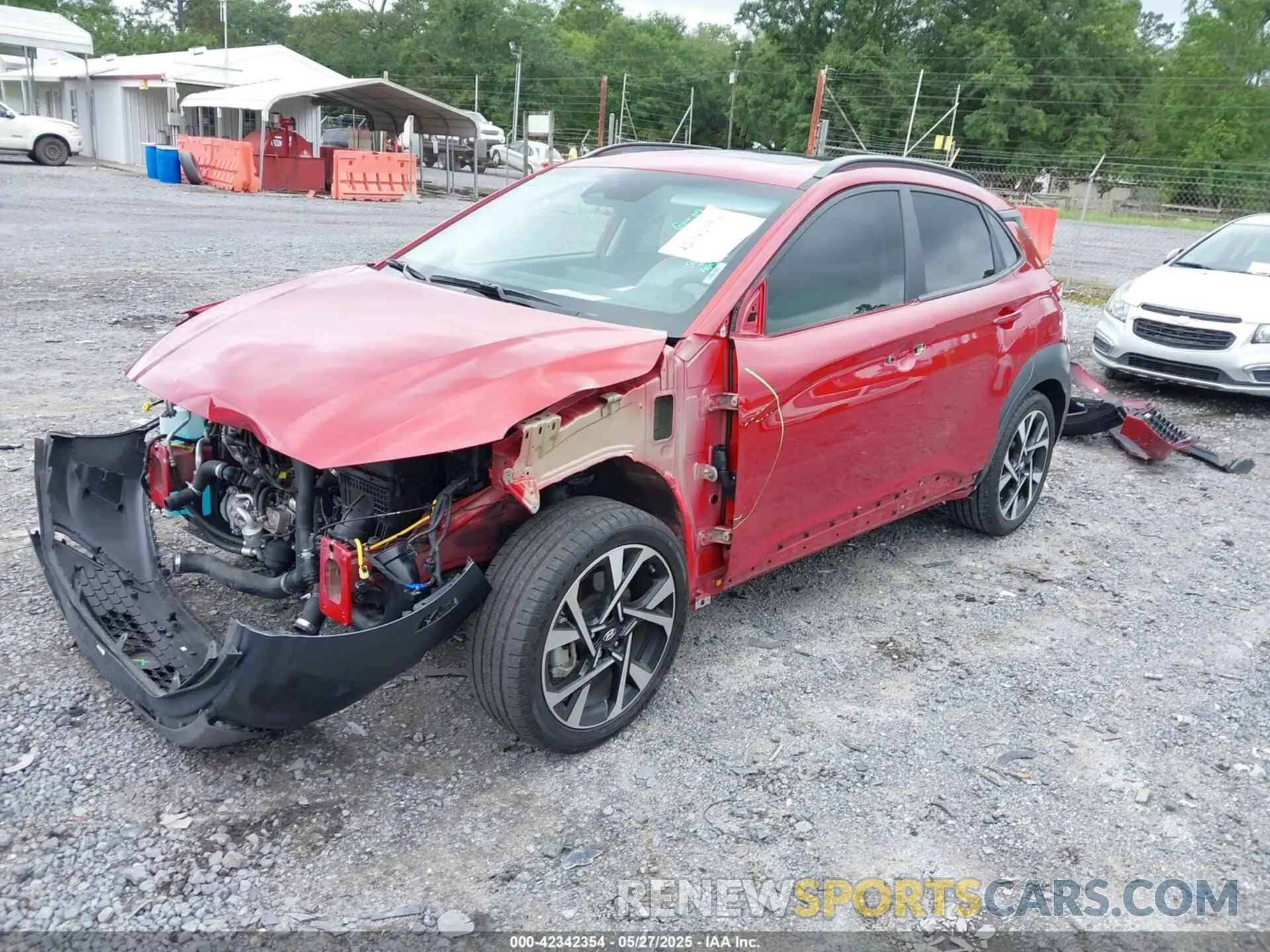 2 Photograph of a damaged car KM8K53A30NU861307 HYUNDAI KONA 2022