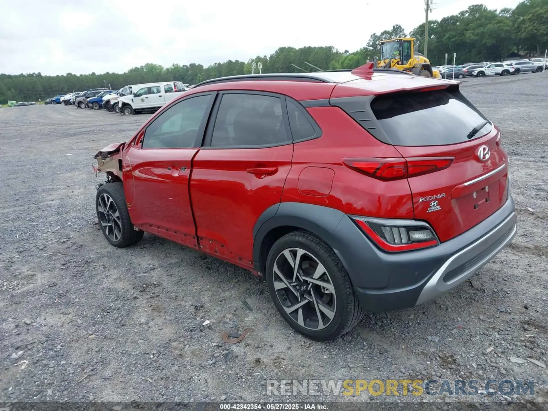 3 Photograph of a damaged car KM8K53A30NU861307 HYUNDAI KONA 2022