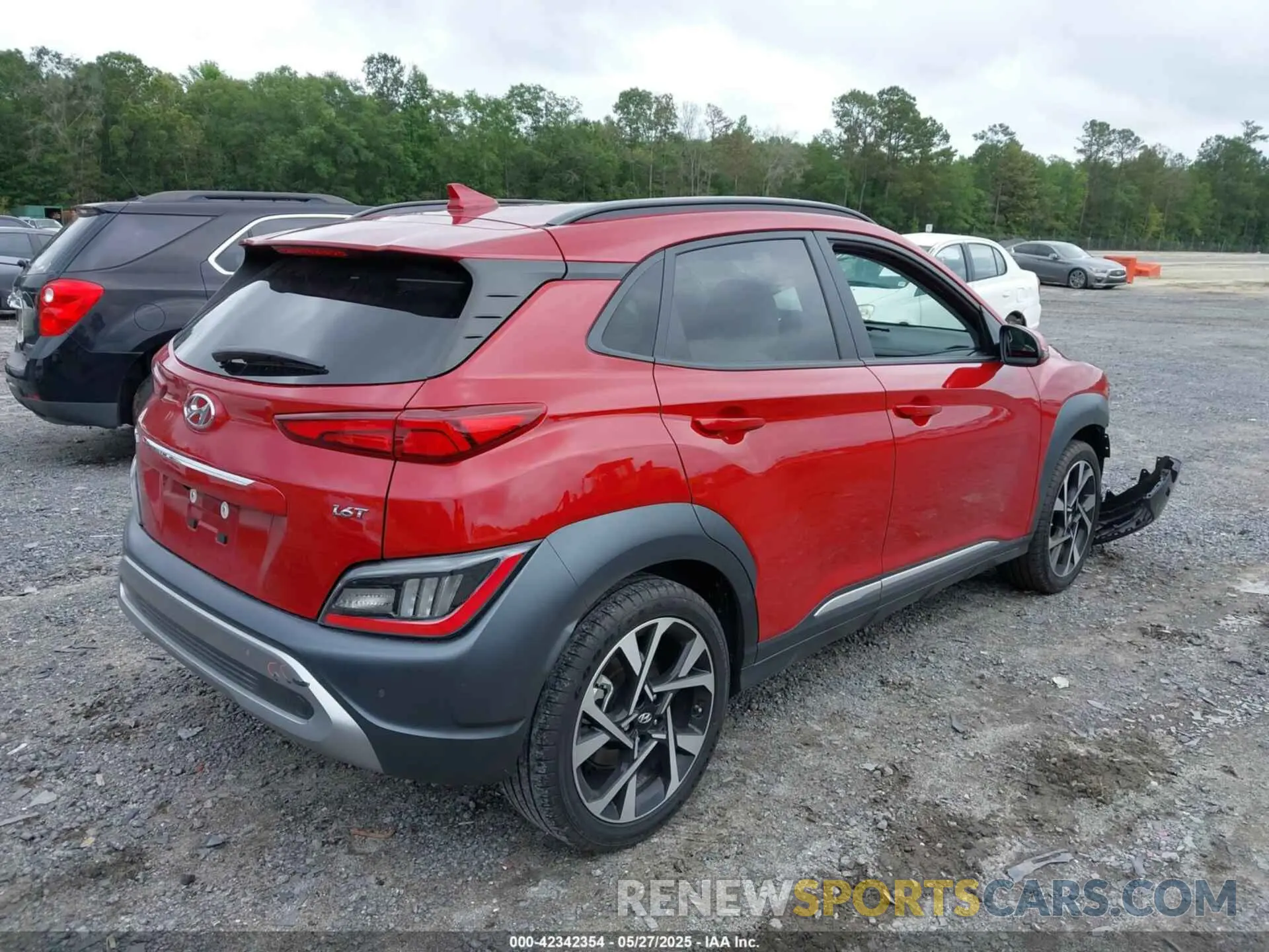 4 Photograph of a damaged car KM8K53A30NU861307 HYUNDAI KONA 2022