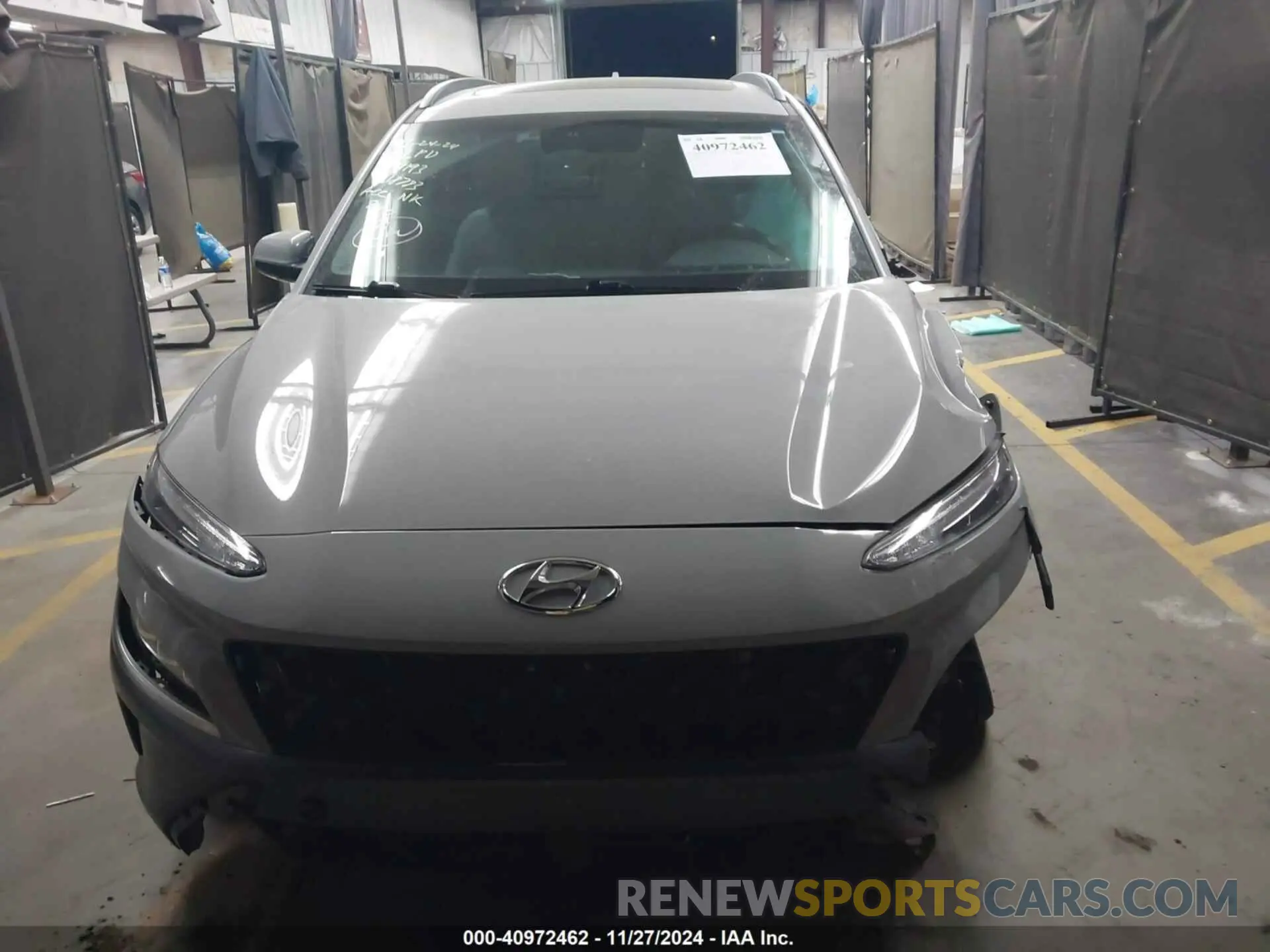 11 Photograph of a damaged car KM8K53A34NU837947 HYUNDAI KONA 2022