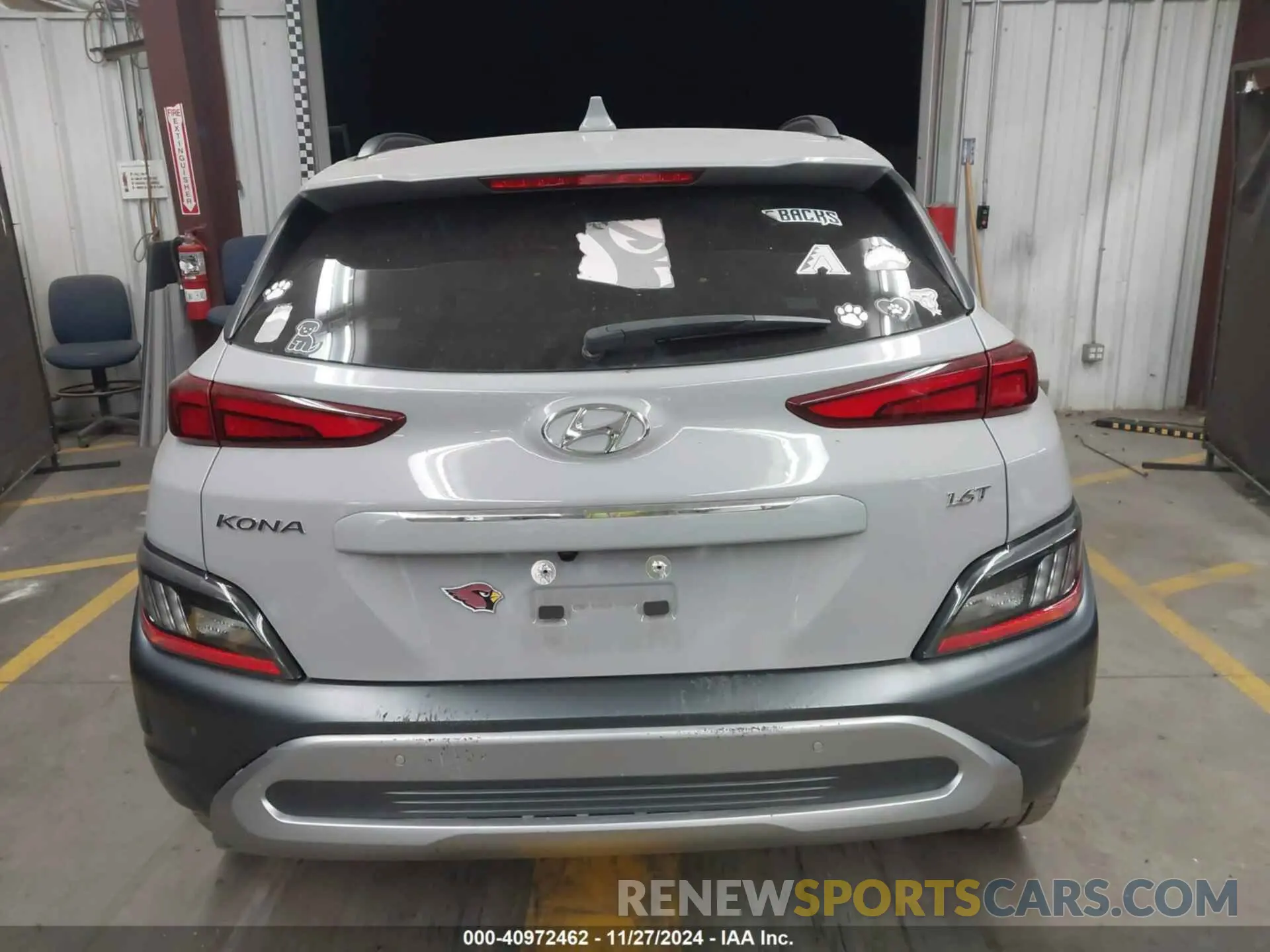 15 Photograph of a damaged car KM8K53A34NU837947 HYUNDAI KONA 2022