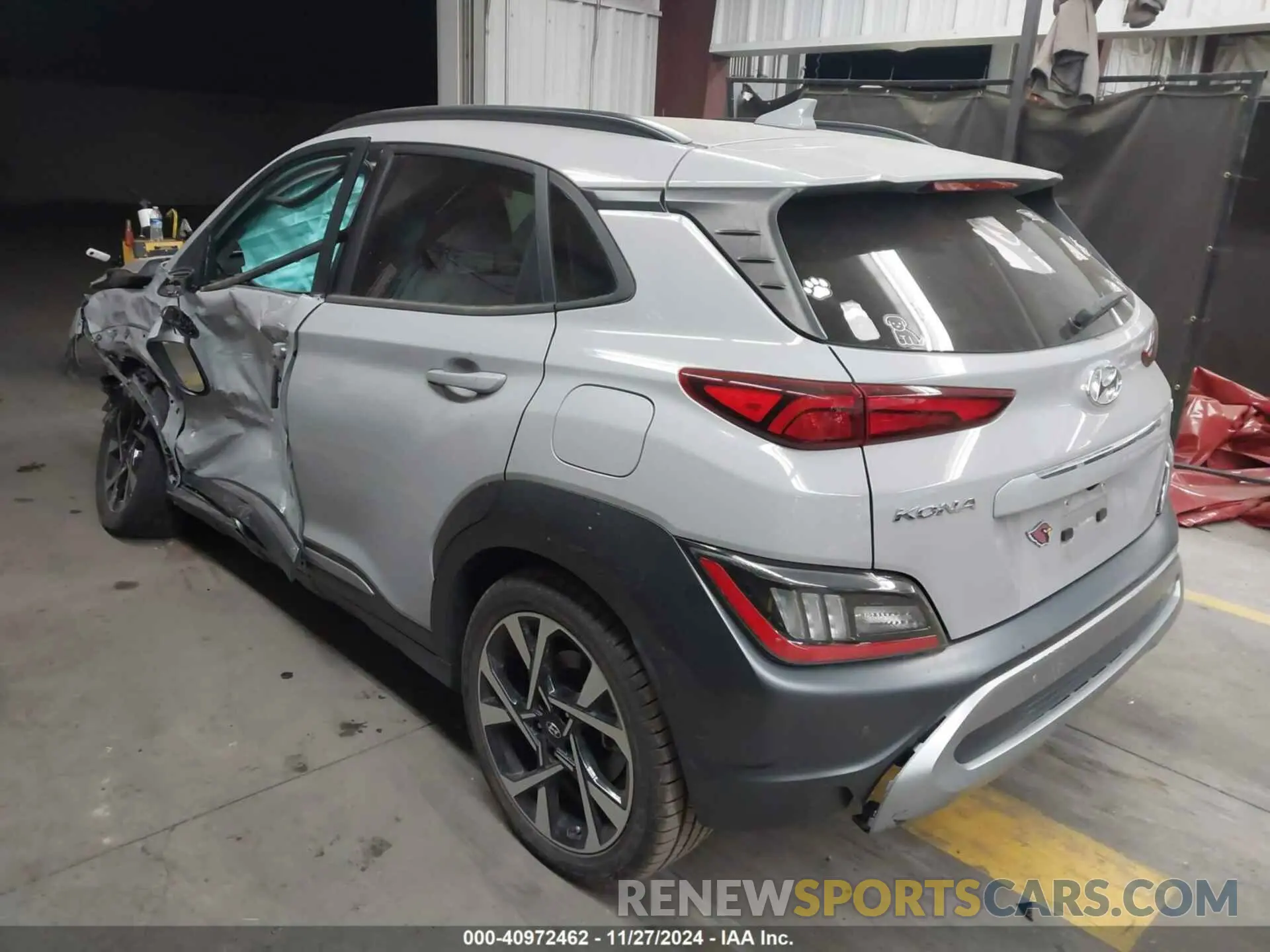 3 Photograph of a damaged car KM8K53A34NU837947 HYUNDAI KONA 2022