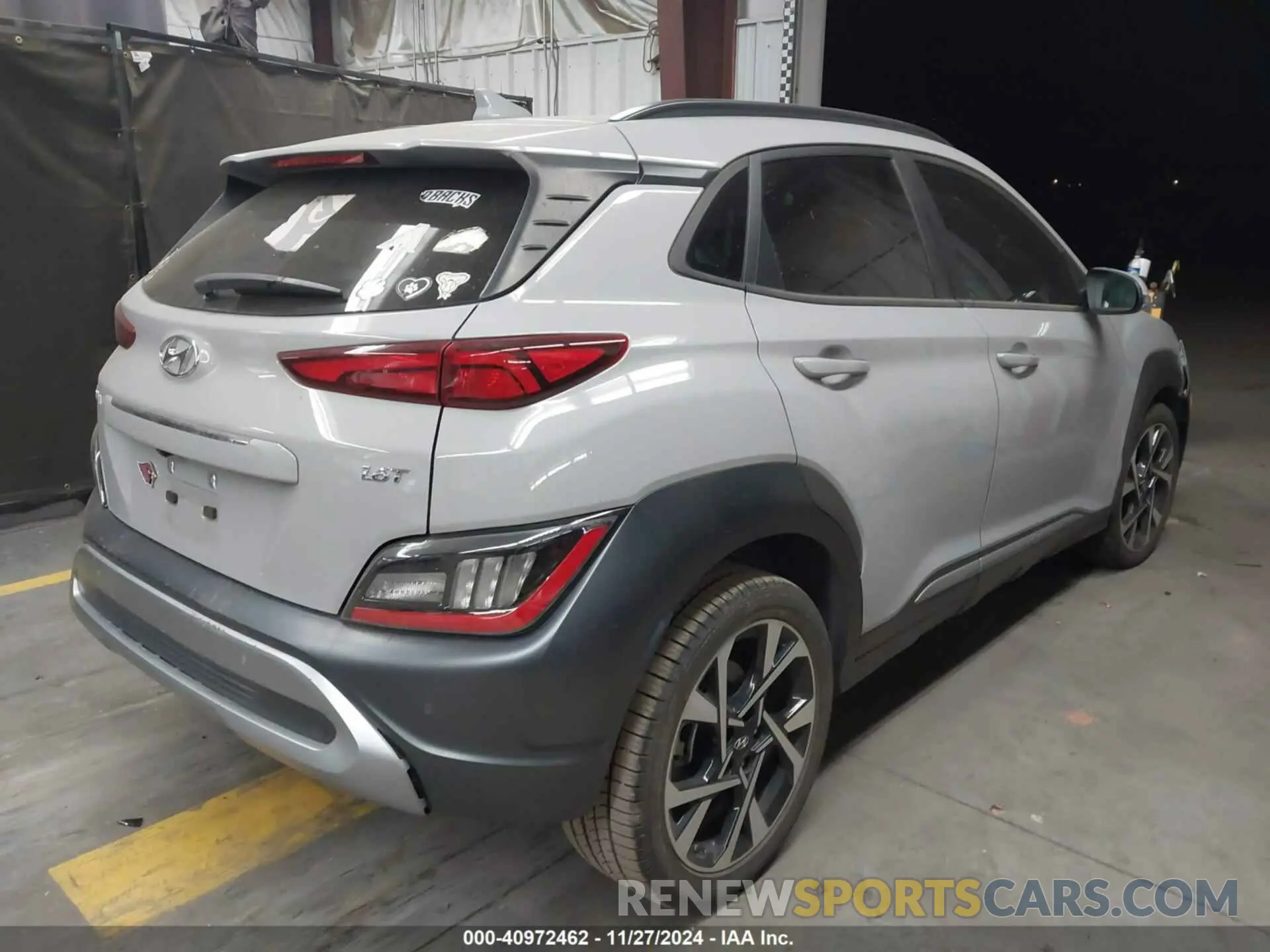 4 Photograph of a damaged car KM8K53A34NU837947 HYUNDAI KONA 2022
