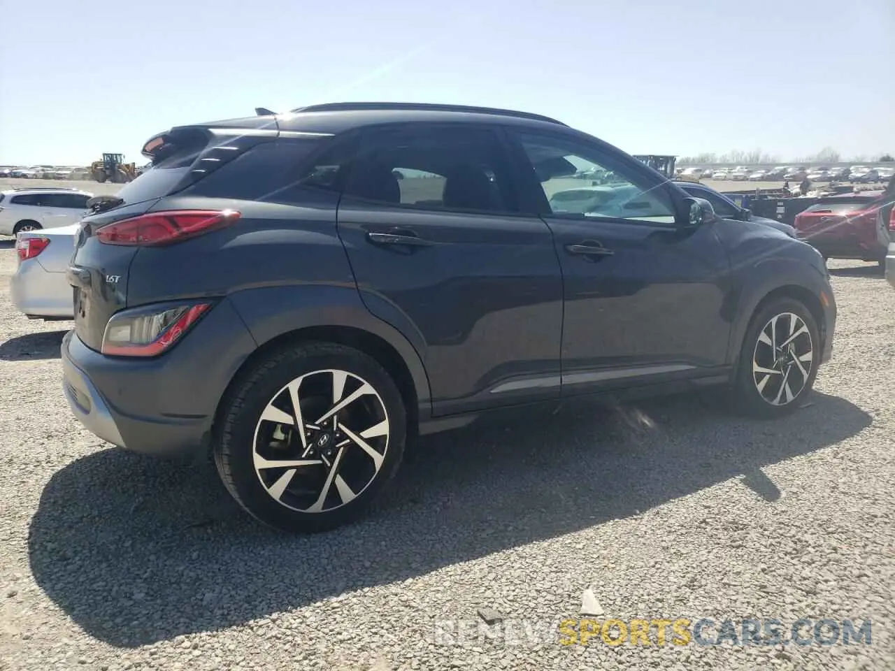 3 Photograph of a damaged car KM8K53A34NU868647 HYUNDAI KONA 2022