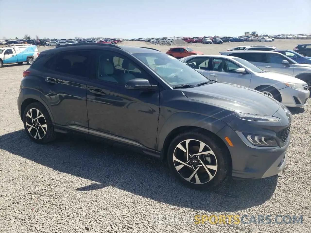 4 Photograph of a damaged car KM8K53A34NU868647 HYUNDAI KONA 2022