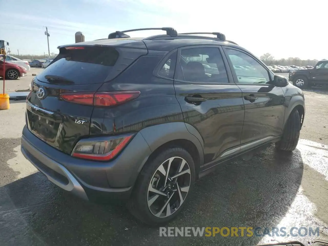 3 Photograph of a damaged car KM8K53A38NU794231 HYUNDAI KONA 2022