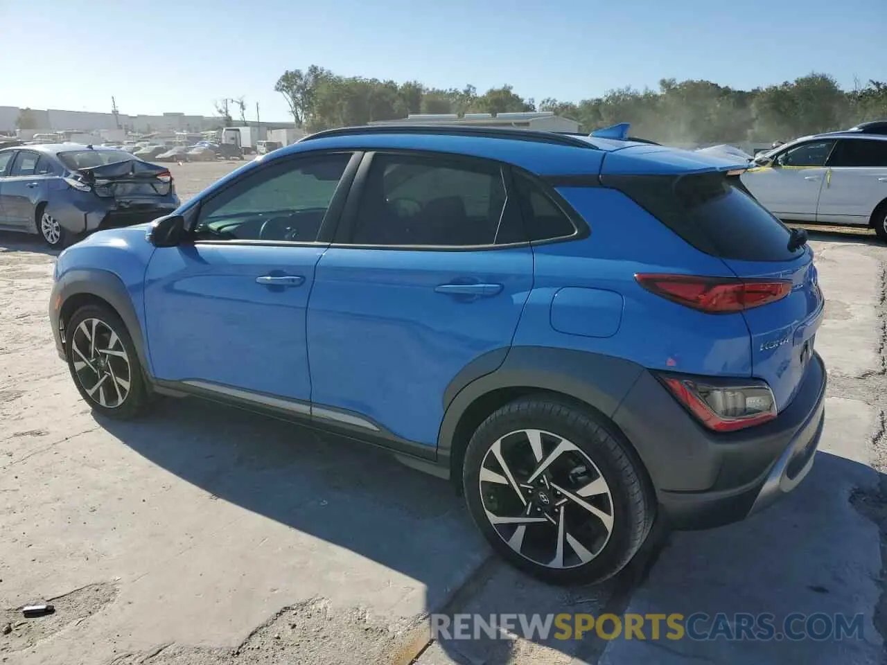 2 Photograph of a damaged car KM8K53A39NU808900 HYUNDAI KONA 2022