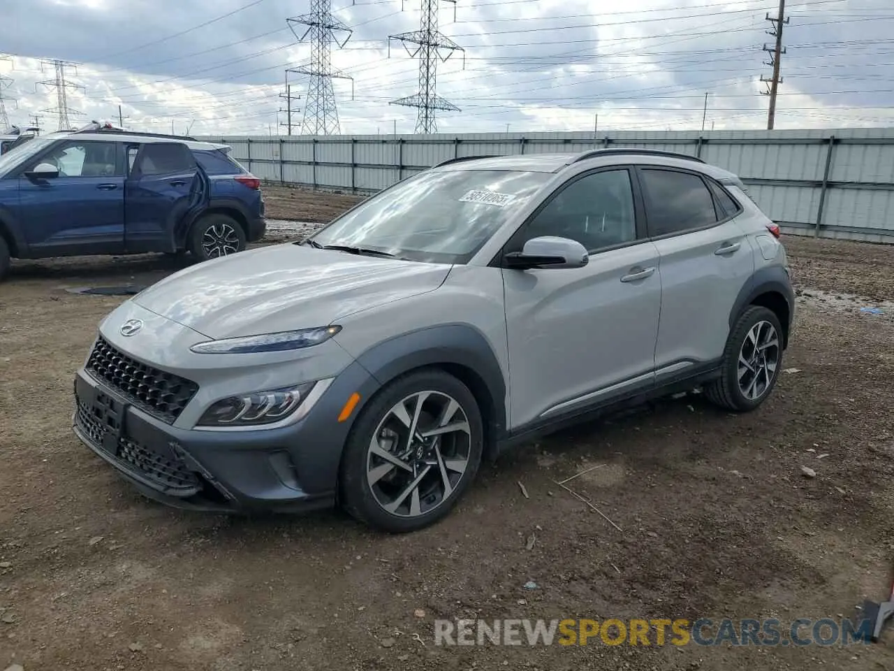 1 Photograph of a damaged car KM8K53A39NU868613 HYUNDAI KONA 2022