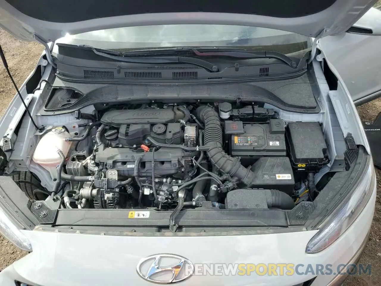 12 Photograph of a damaged car KM8K53A39NU868613 HYUNDAI KONA 2022