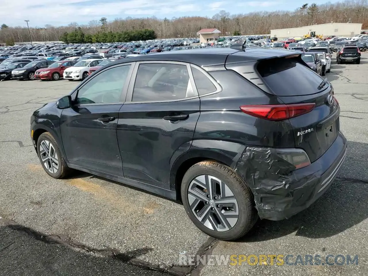 2 Photograph of a damaged car KM8K53AG8NU157472 HYUNDAI KONA 2022
