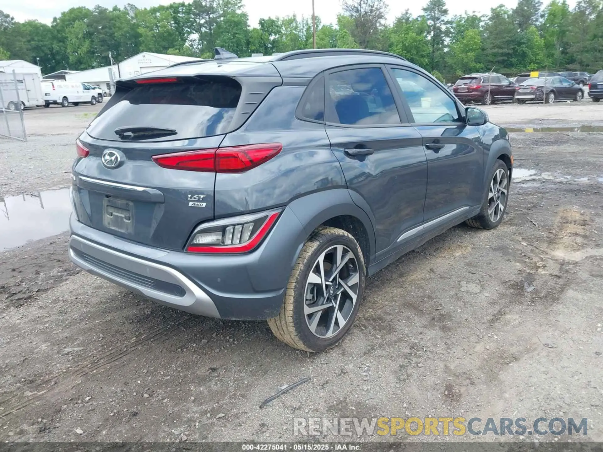 4 Photograph of a damaged car KM8K5CA33NU926120 HYUNDAI KONA 2022