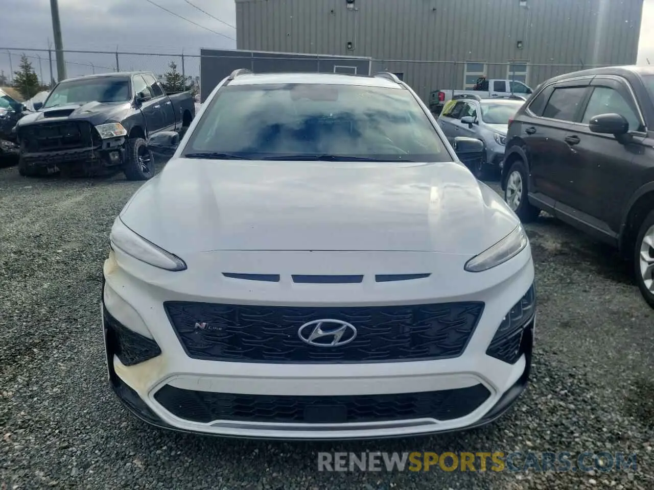 5 Photograph of a damaged car KM8K5CA36NU799153 HYUNDAI KONA 2022