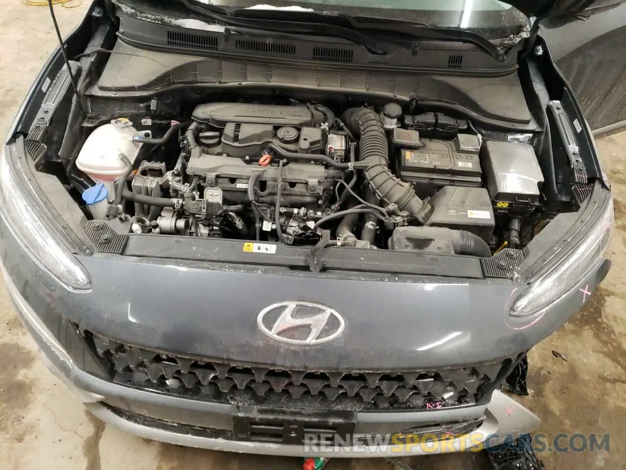 12 Photograph of a damaged car KM8K5CA37NU903147 HYUNDAI KONA 2022