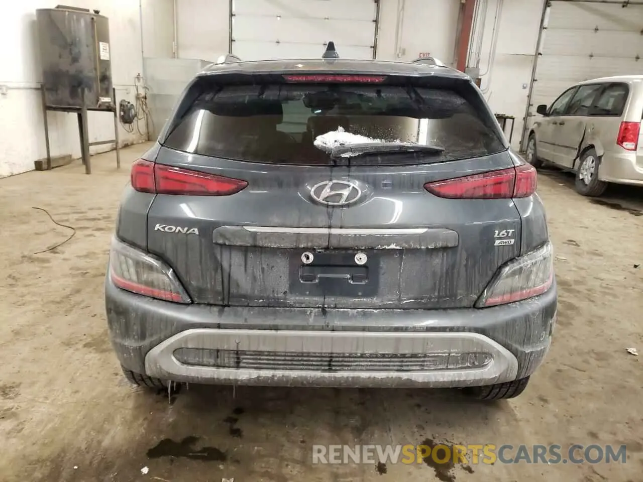 6 Photograph of a damaged car KM8K5CA37NU903147 HYUNDAI KONA 2022