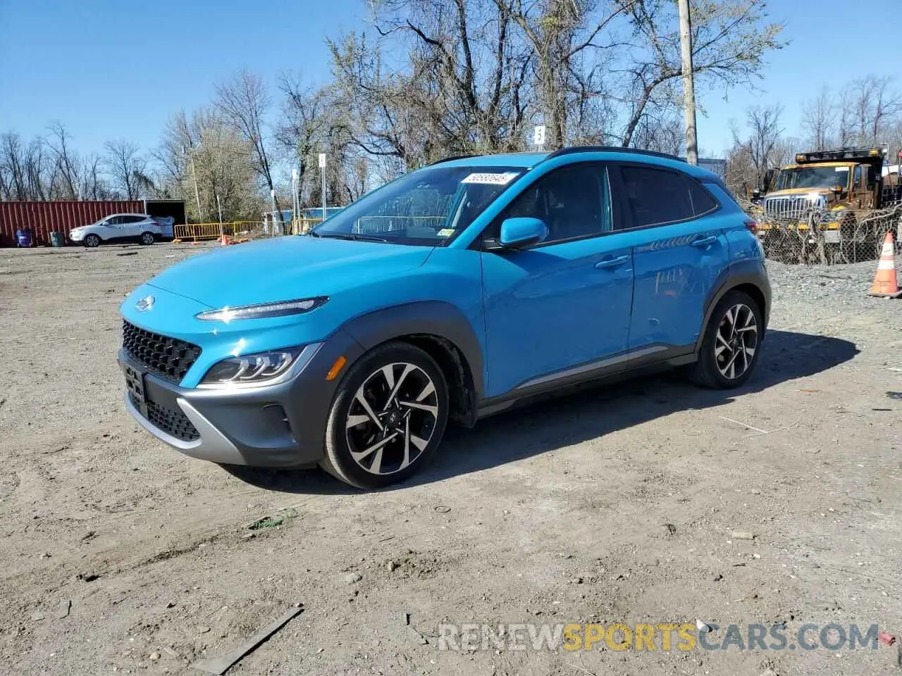 1 Photograph of a damaged car KM8K5CA38NU839958 HYUNDAI KONA 2022