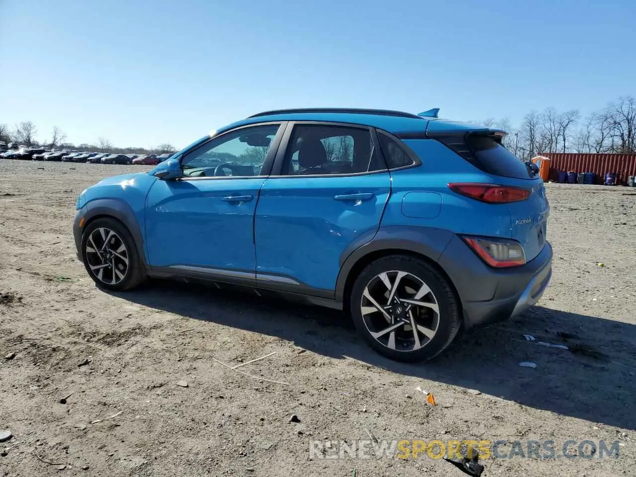 2 Photograph of a damaged car KM8K5CA38NU839958 HYUNDAI KONA 2022