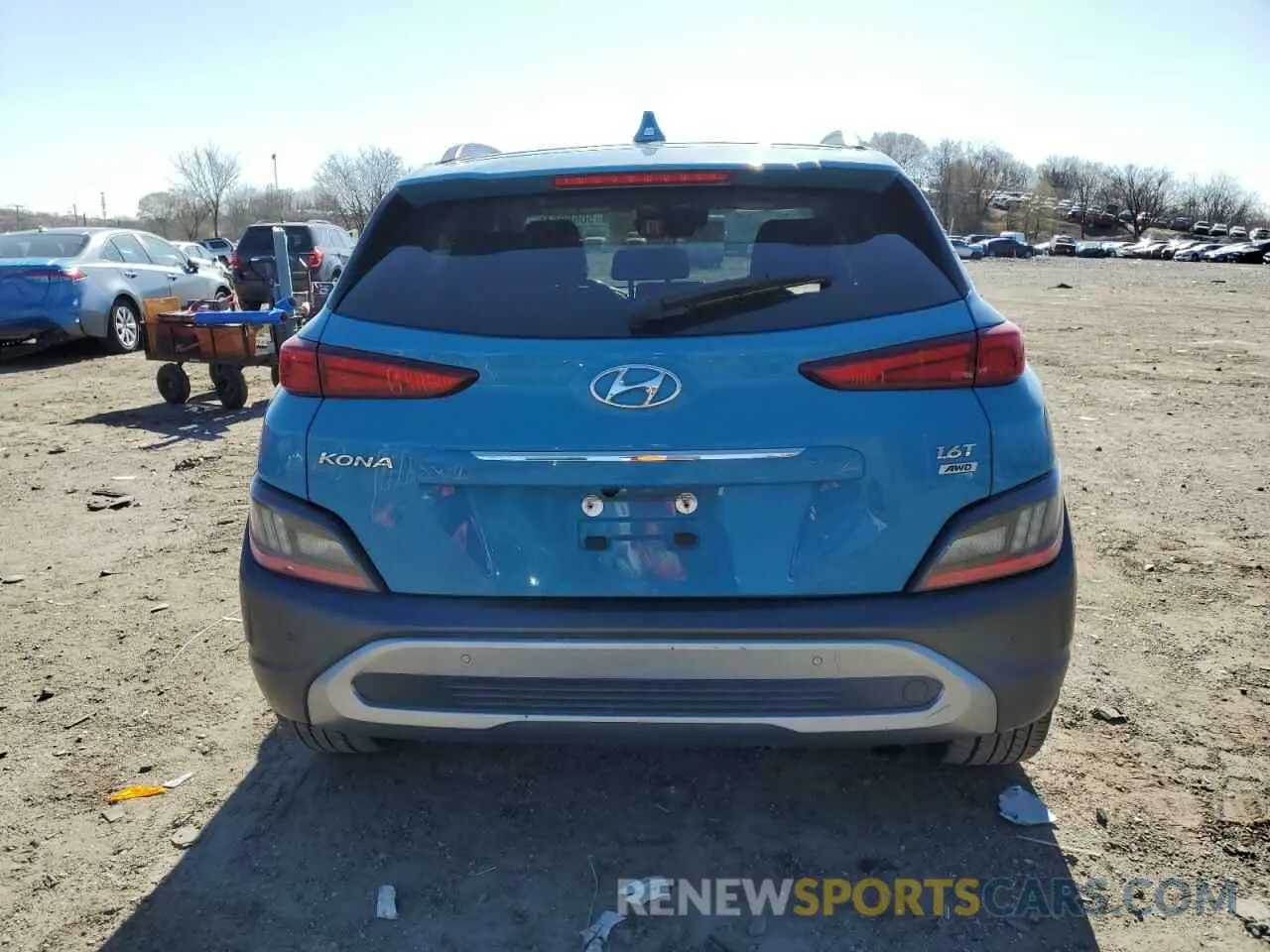 6 Photograph of a damaged car KM8K5CA38NU839958 HYUNDAI KONA 2022