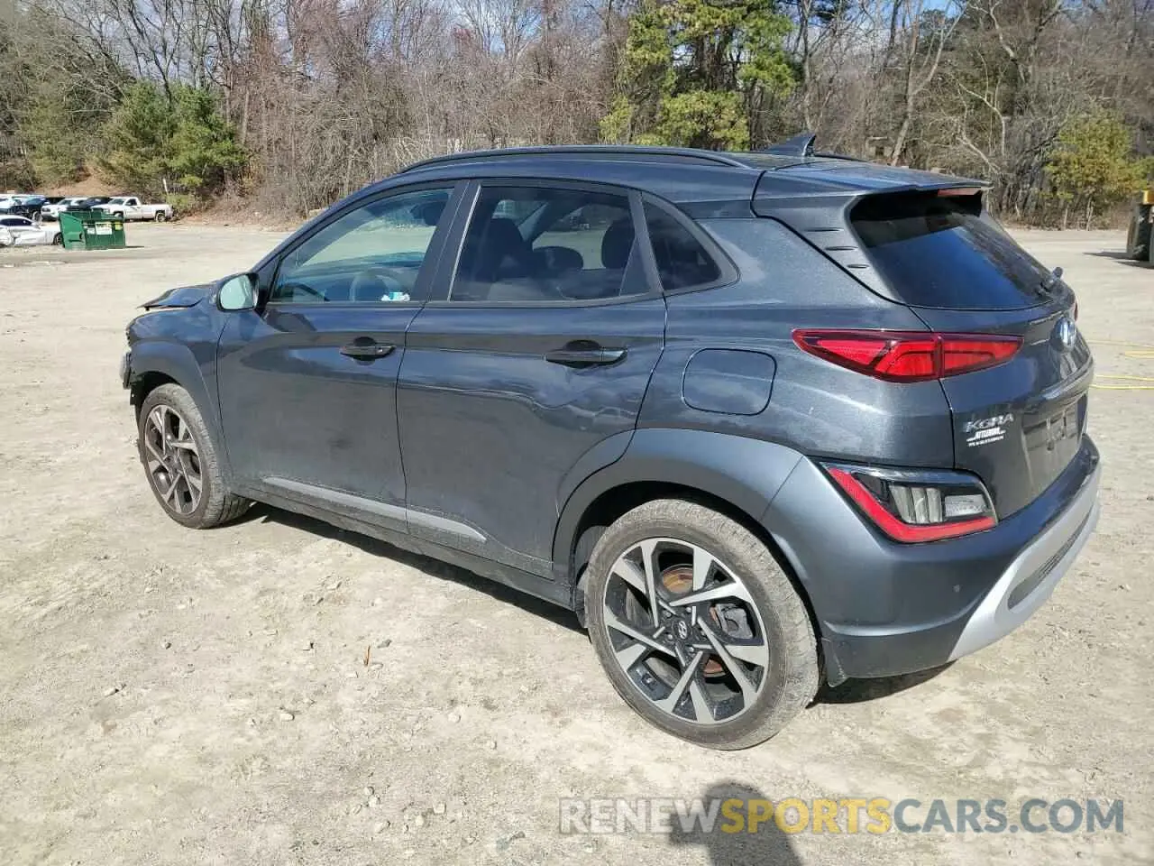 2 Photograph of a damaged car KM8K5CA39NU813935 HYUNDAI KONA 2022