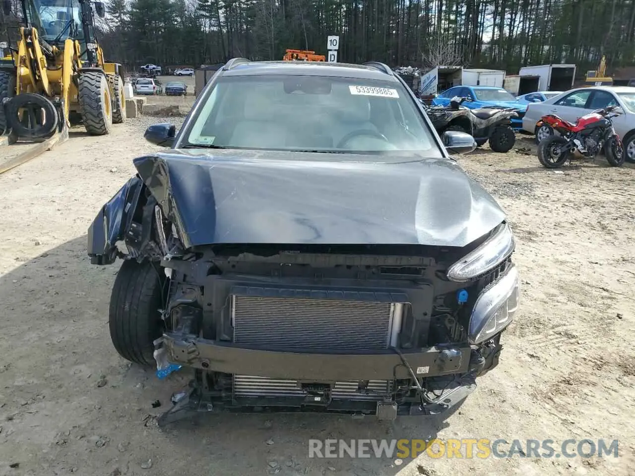 5 Photograph of a damaged car KM8K5CA39NU813935 HYUNDAI KONA 2022