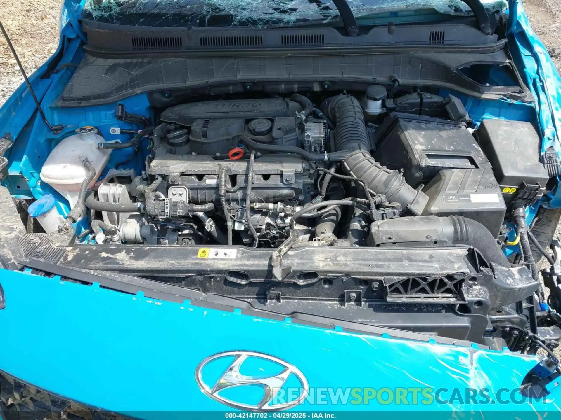 10 Photograph of a damaged car KM8K5CA39NU923822 HYUNDAI KONA 2022