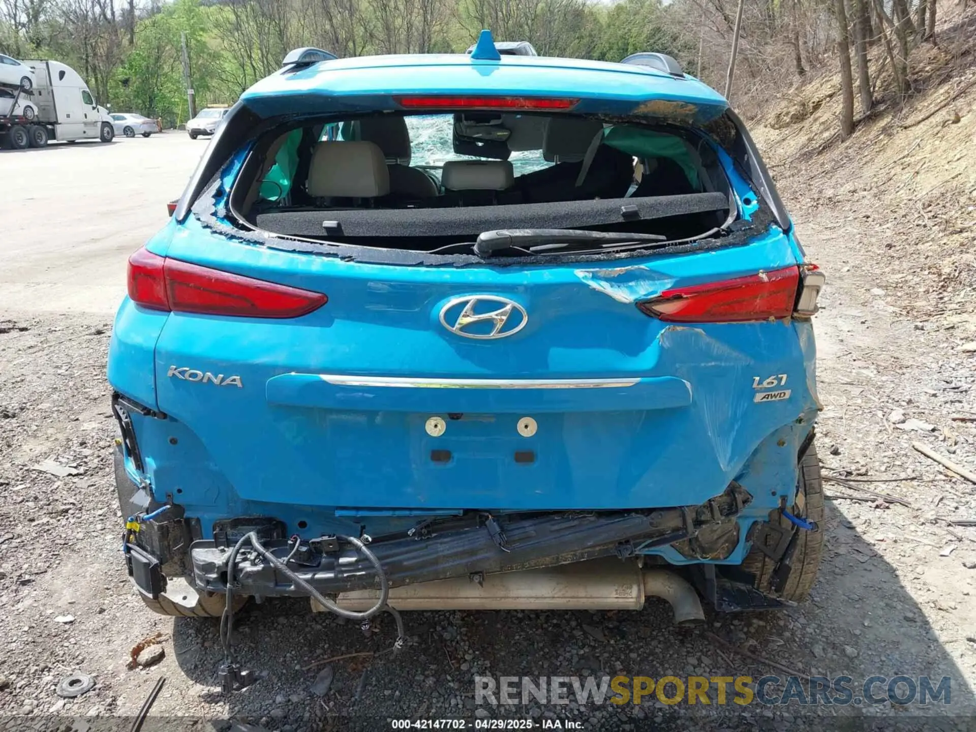 16 Photograph of a damaged car KM8K5CA39NU923822 HYUNDAI KONA 2022