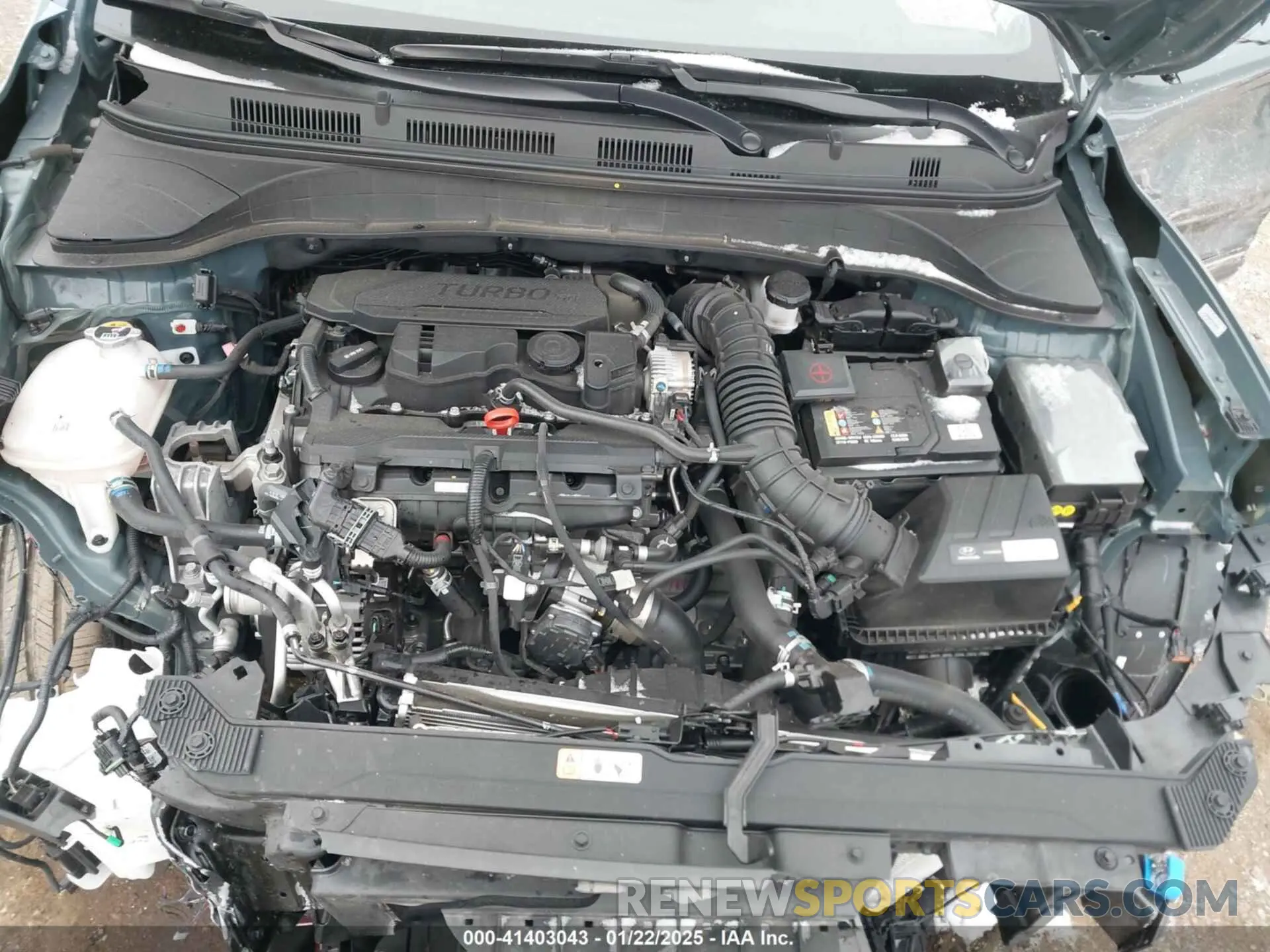 10 Photograph of a damaged car KM8K5CA3XNU806377 HYUNDAI KONA 2022