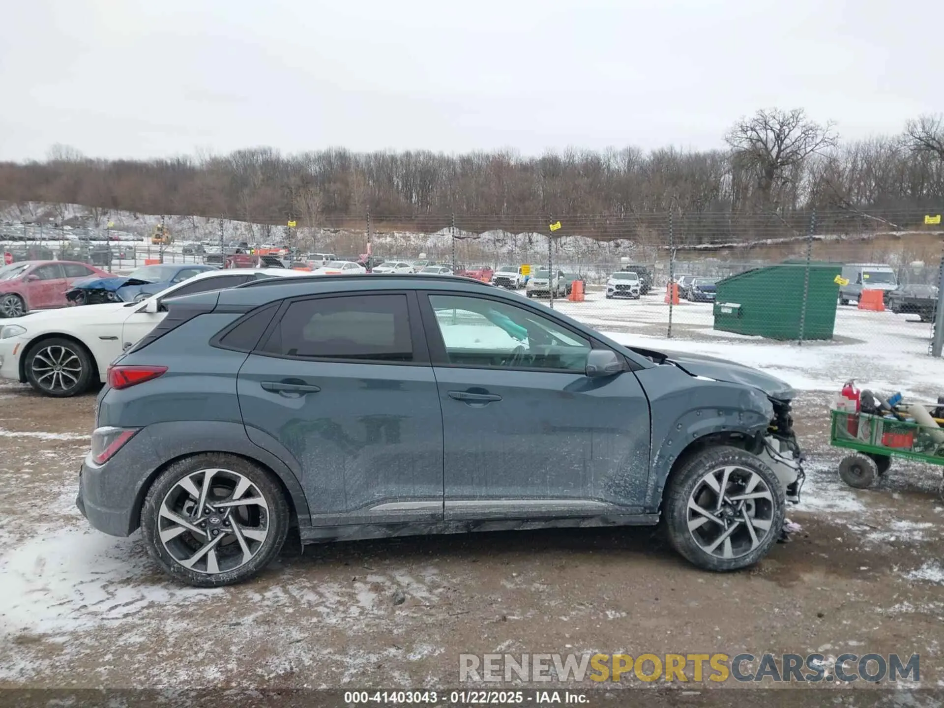 13 Photograph of a damaged car KM8K5CA3XNU806377 HYUNDAI KONA 2022