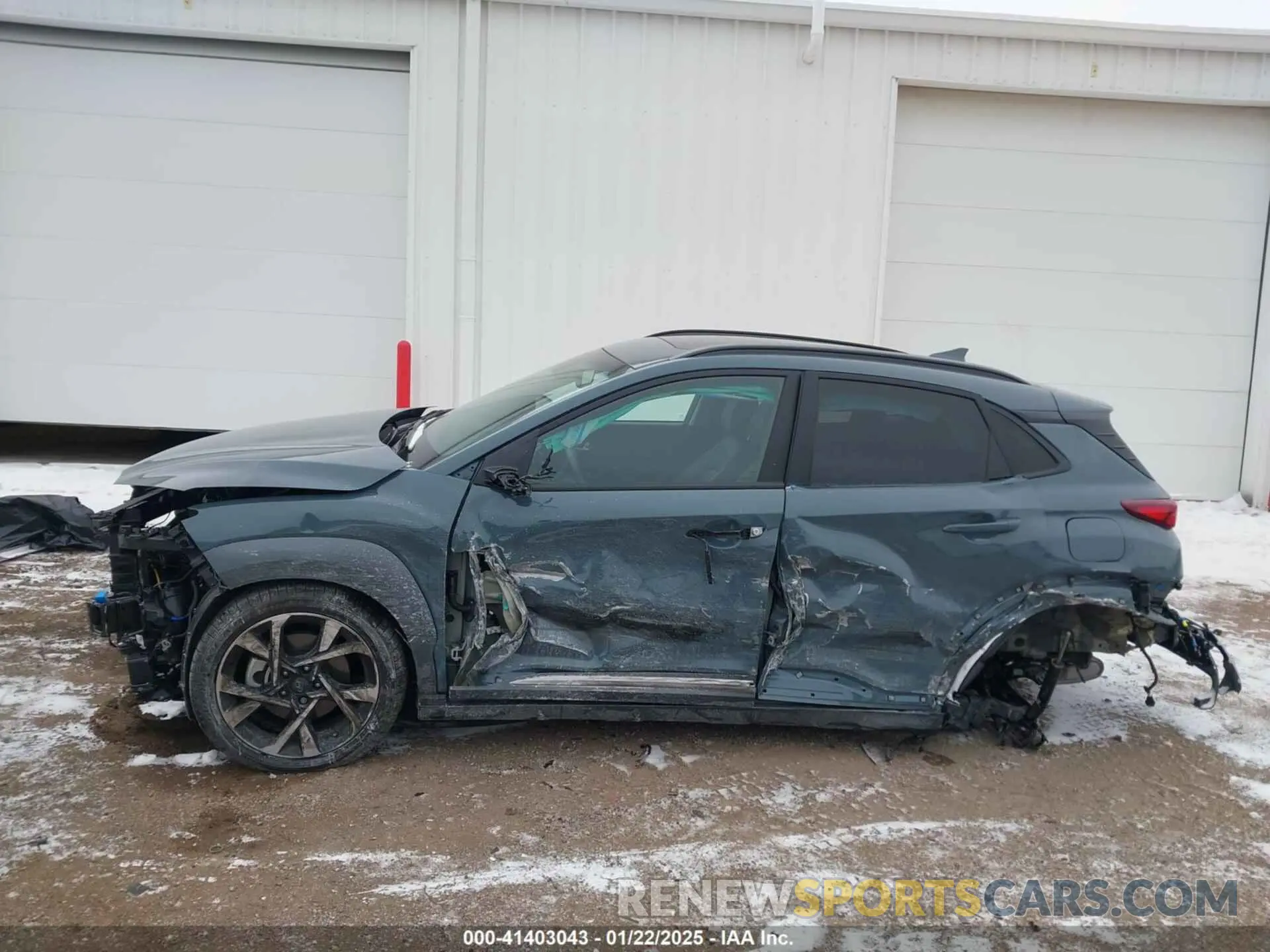14 Photograph of a damaged car KM8K5CA3XNU806377 HYUNDAI KONA 2022