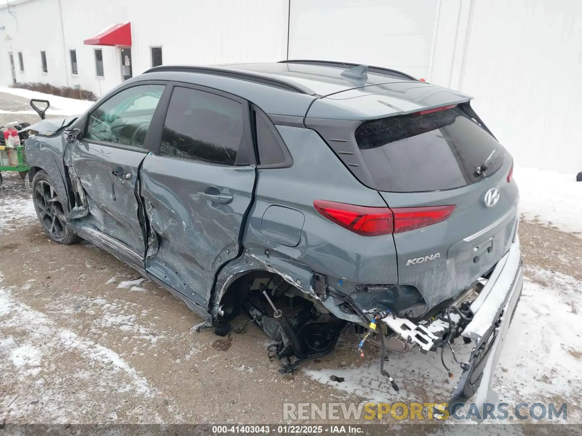 3 Photograph of a damaged car KM8K5CA3XNU806377 HYUNDAI KONA 2022