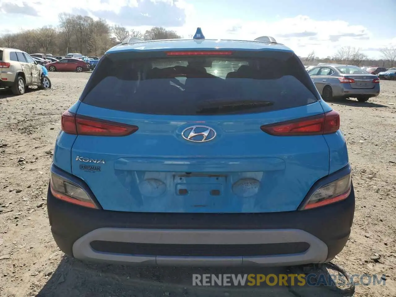 6 Photograph of a damaged car KM8K62AB0NU796196 HYUNDAI KONA 2022