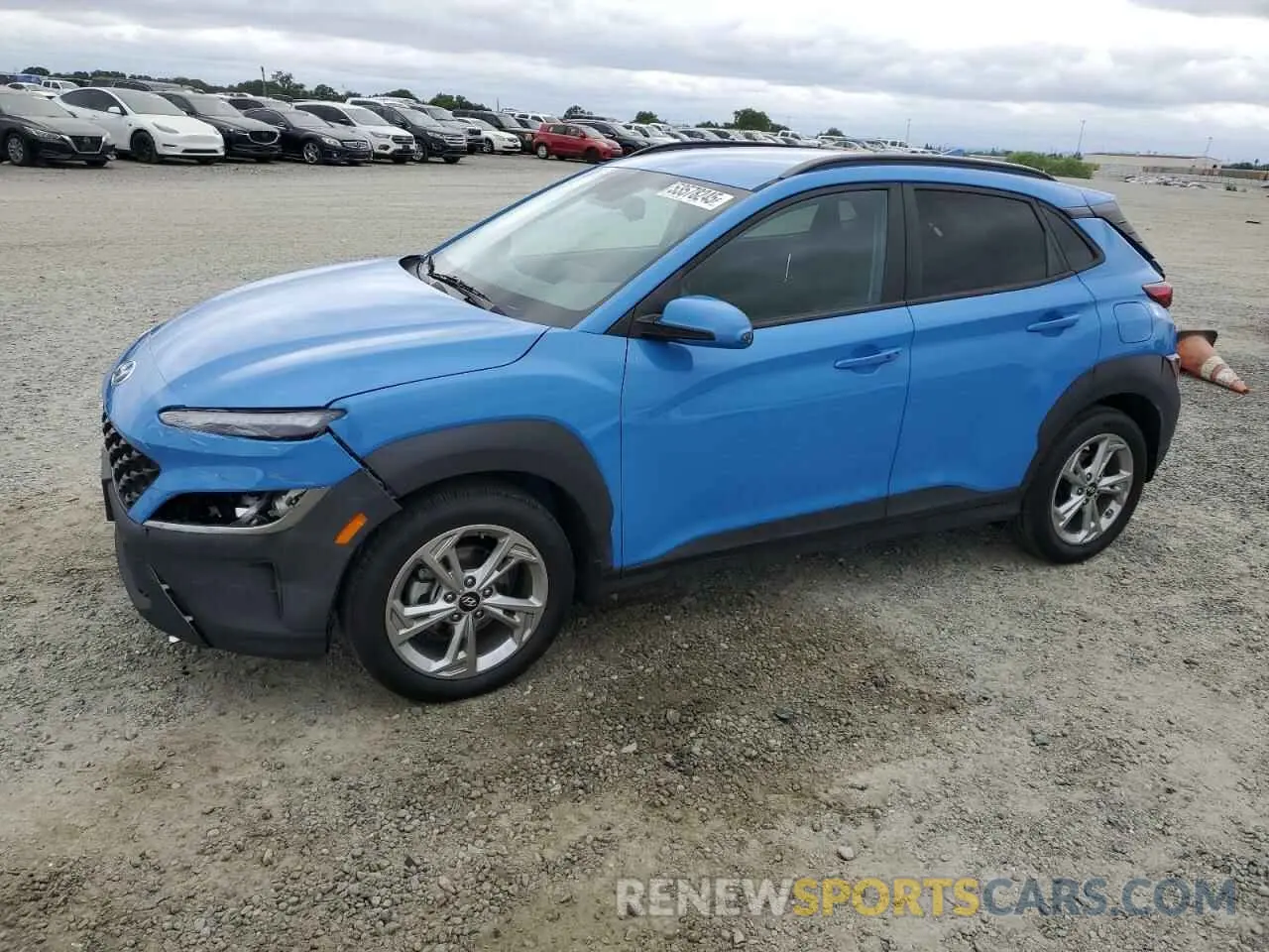 1 Photograph of a damaged car KM8K62AB0NU825874 HYUNDAI KONA 2022