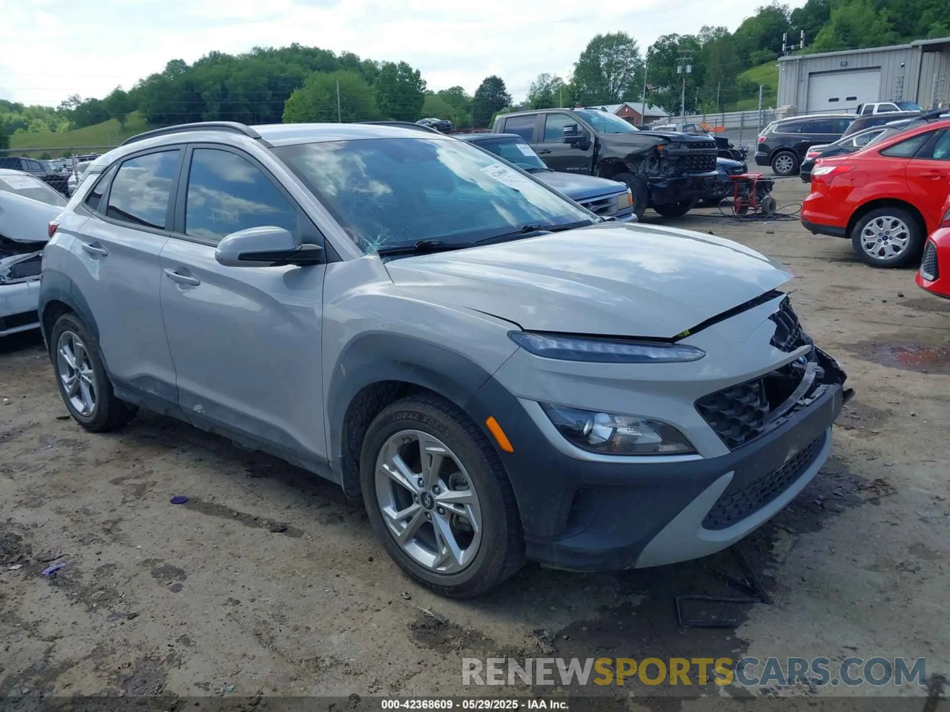 1 Photograph of a damaged car KM8K62AB0NU888215 HYUNDAI KONA 2022