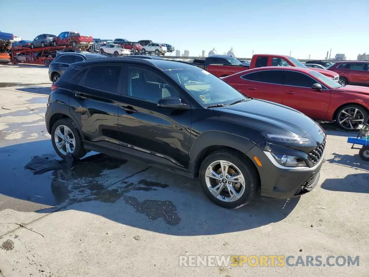 4 Photograph of a damaged car KM8K62AB0NU912402 HYUNDAI KONA 2022