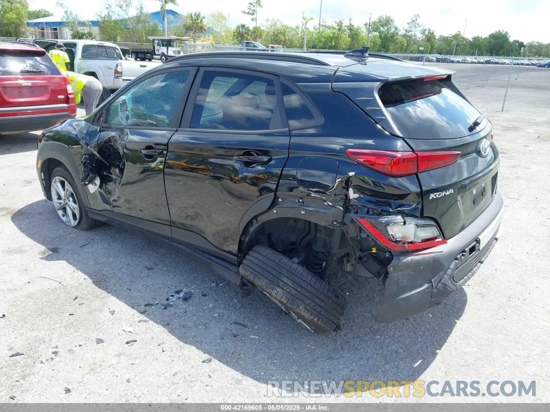 3 Photograph of a damaged car KM8K62AB1NU752160 HYUNDAI KONA 2022