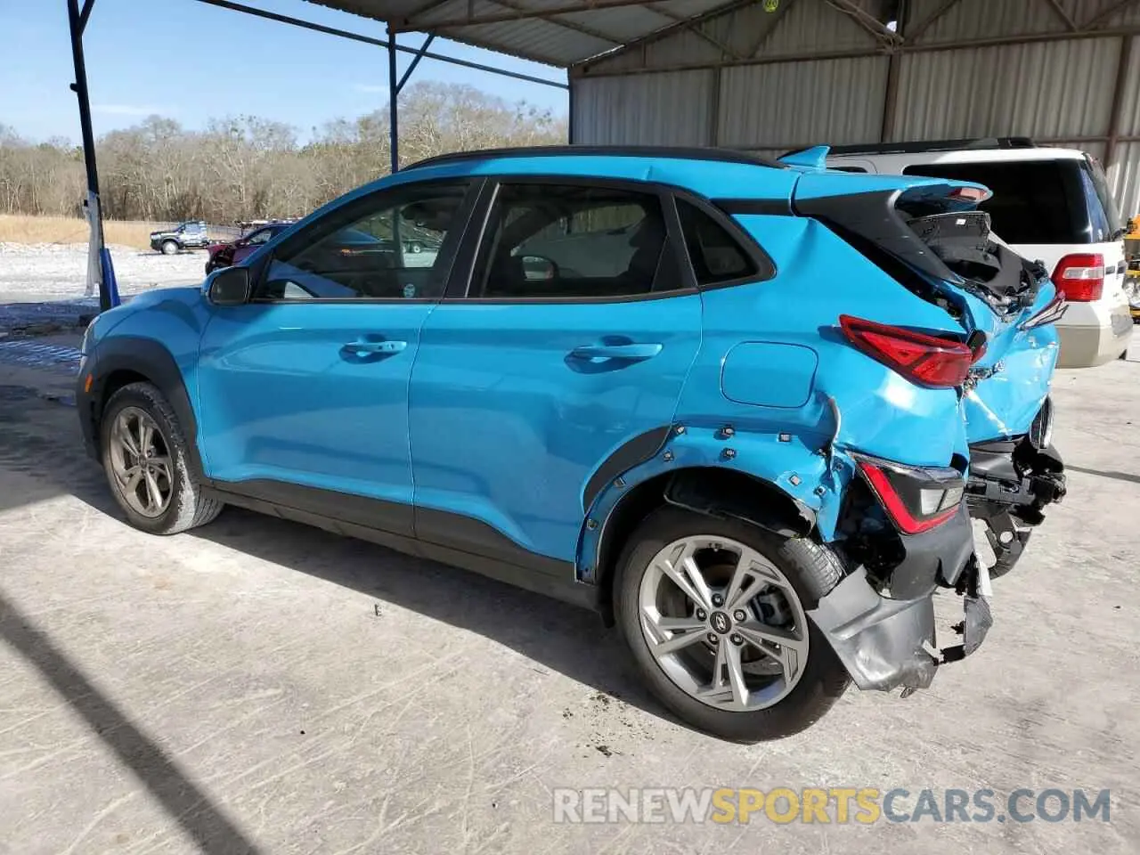 2 Photograph of a damaged car KM8K62AB1NU788527 HYUNDAI KONA 2022
