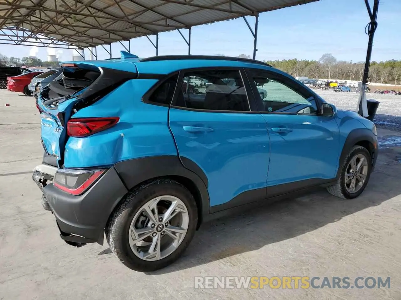 3 Photograph of a damaged car KM8K62AB1NU788527 HYUNDAI KONA 2022