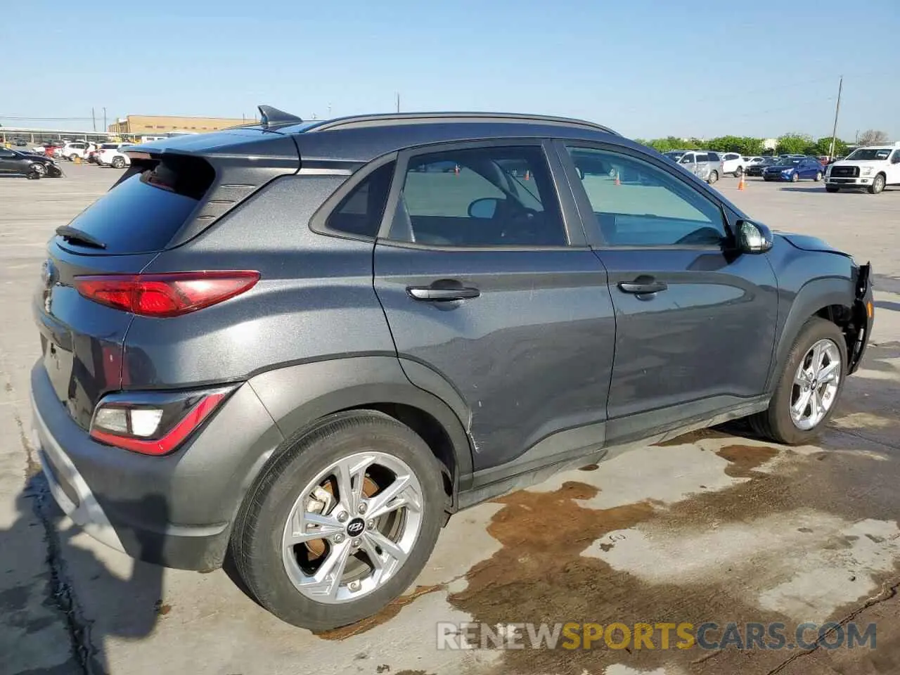 3 Photograph of a damaged car KM8K62AB2NU777603 HYUNDAI KONA 2022