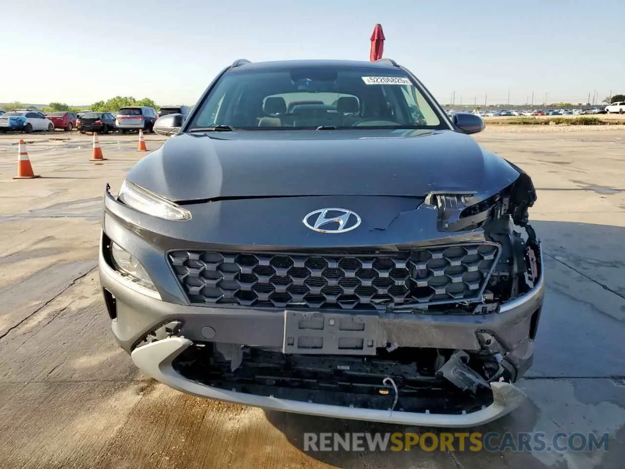 5 Photograph of a damaged car KM8K62AB2NU777603 HYUNDAI KONA 2022