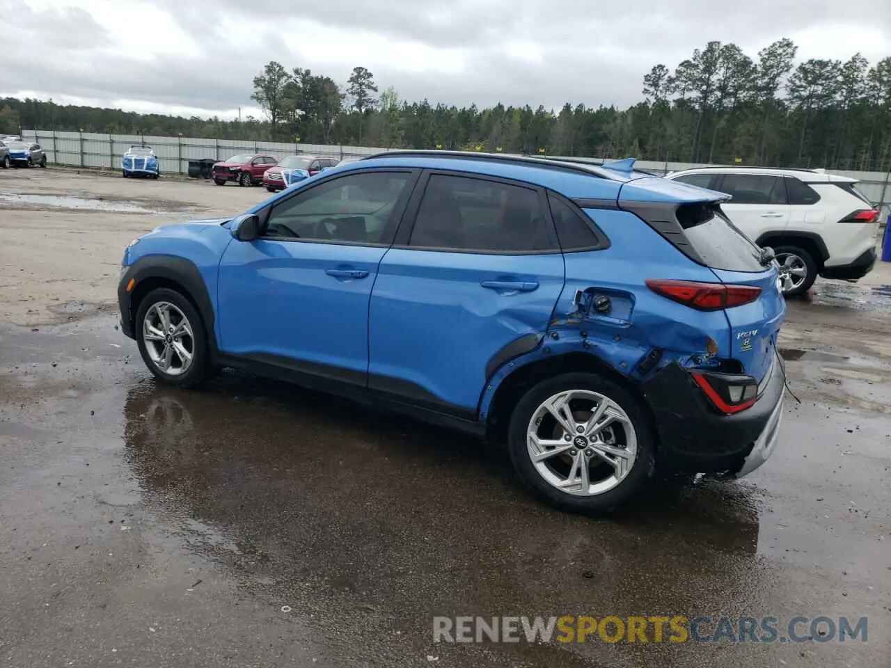 2 Photograph of a damaged car KM8K62AB2NU912837 HYUNDAI KONA 2022