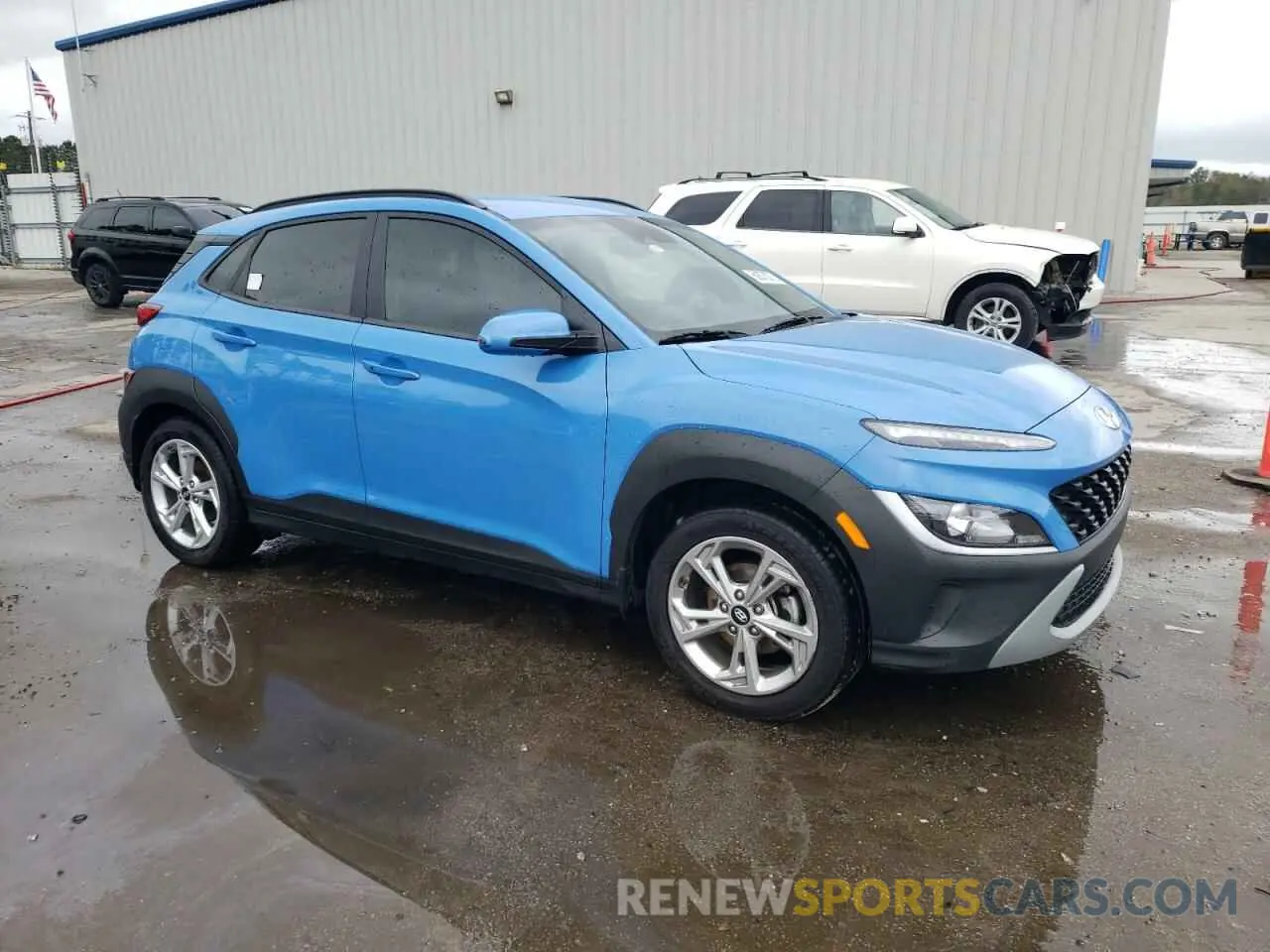4 Photograph of a damaged car KM8K62AB2NU912837 HYUNDAI KONA 2022