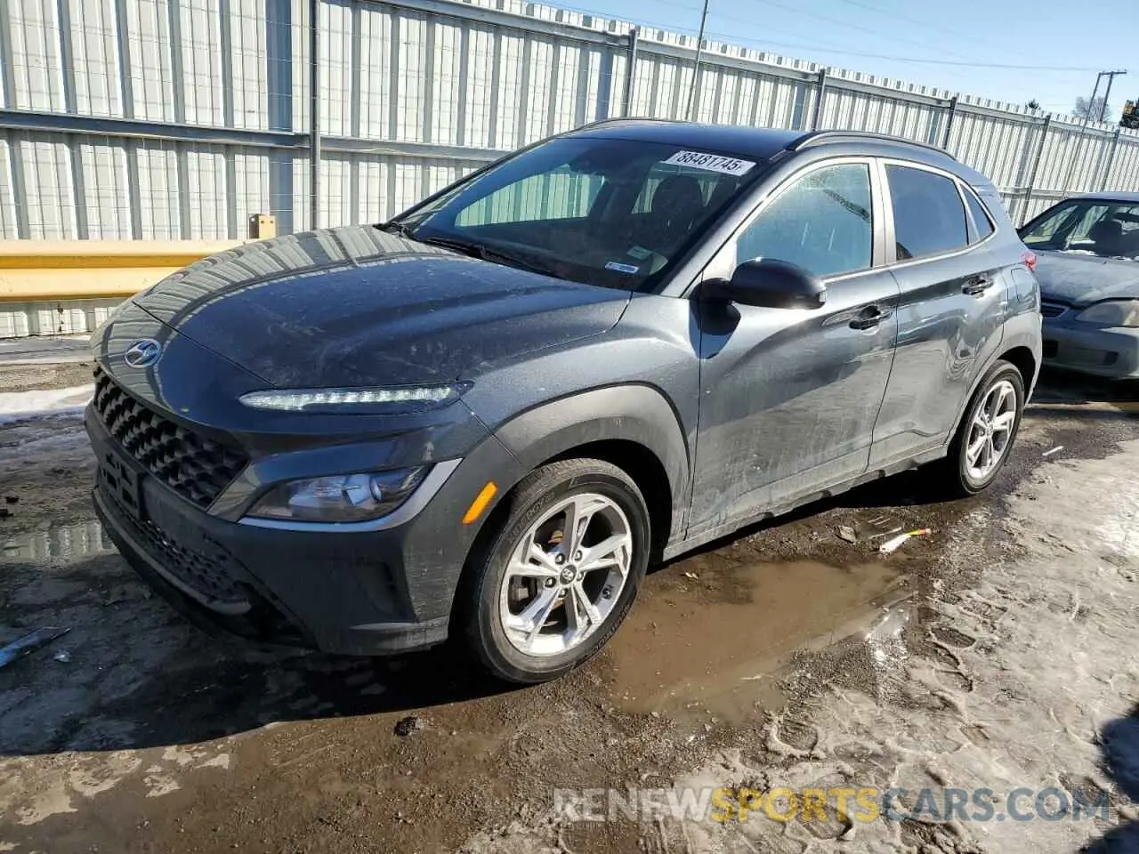 1 Photograph of a damaged car KM8K62AB3NU788867 HYUNDAI KONA 2022