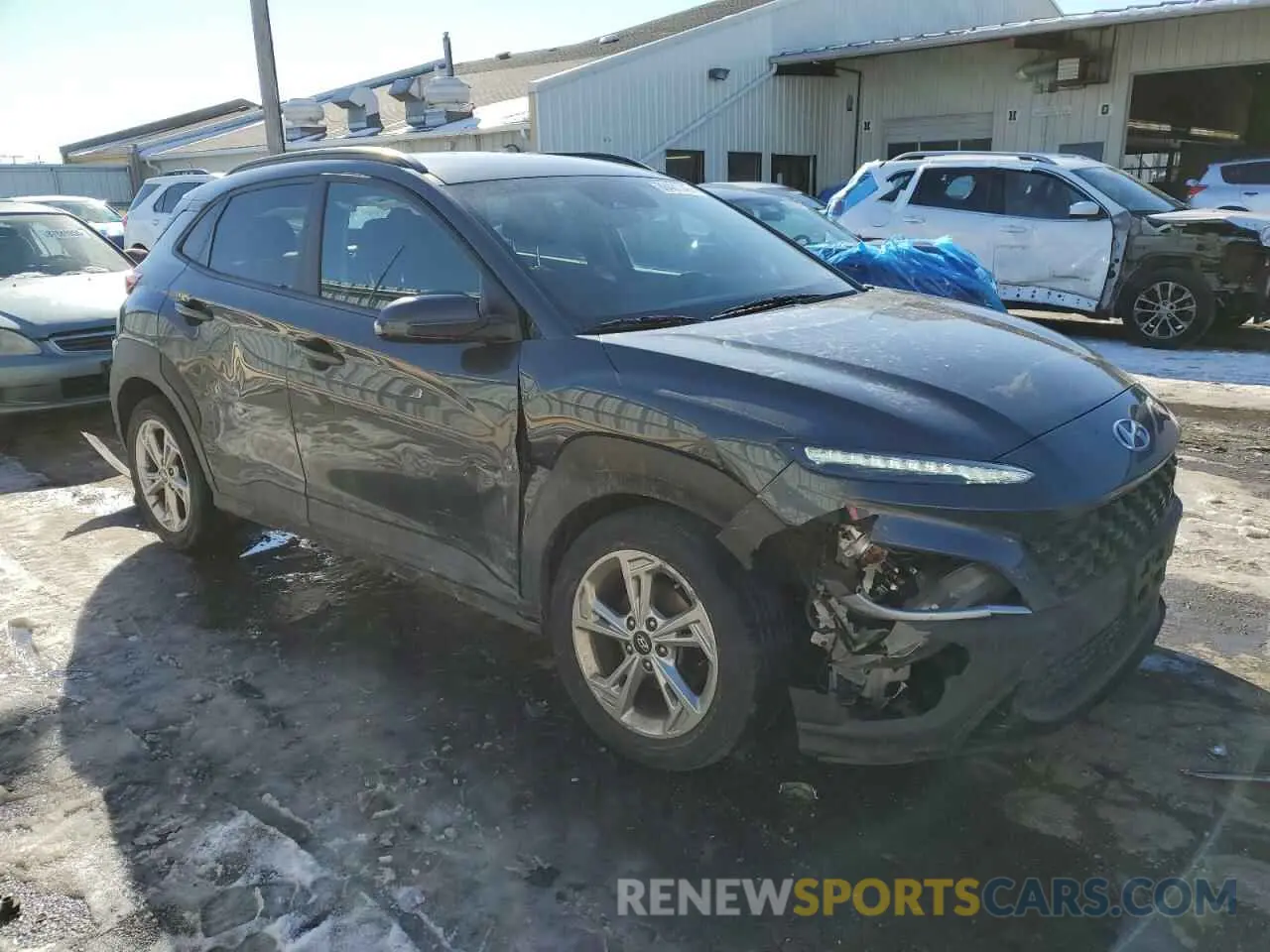 4 Photograph of a damaged car KM8K62AB3NU788867 HYUNDAI KONA 2022