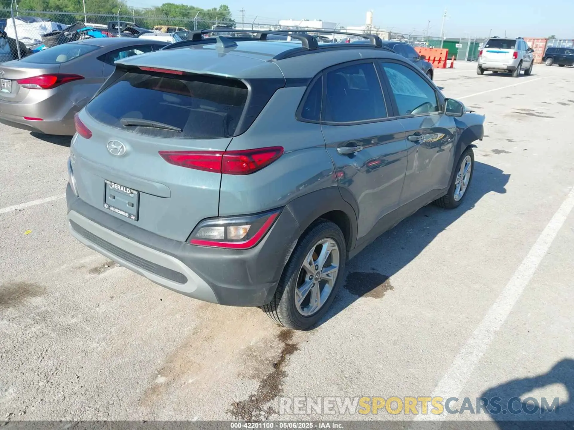 4 Photograph of a damaged car KM8K62AB3NU847478 HYUNDAI KONA 2022