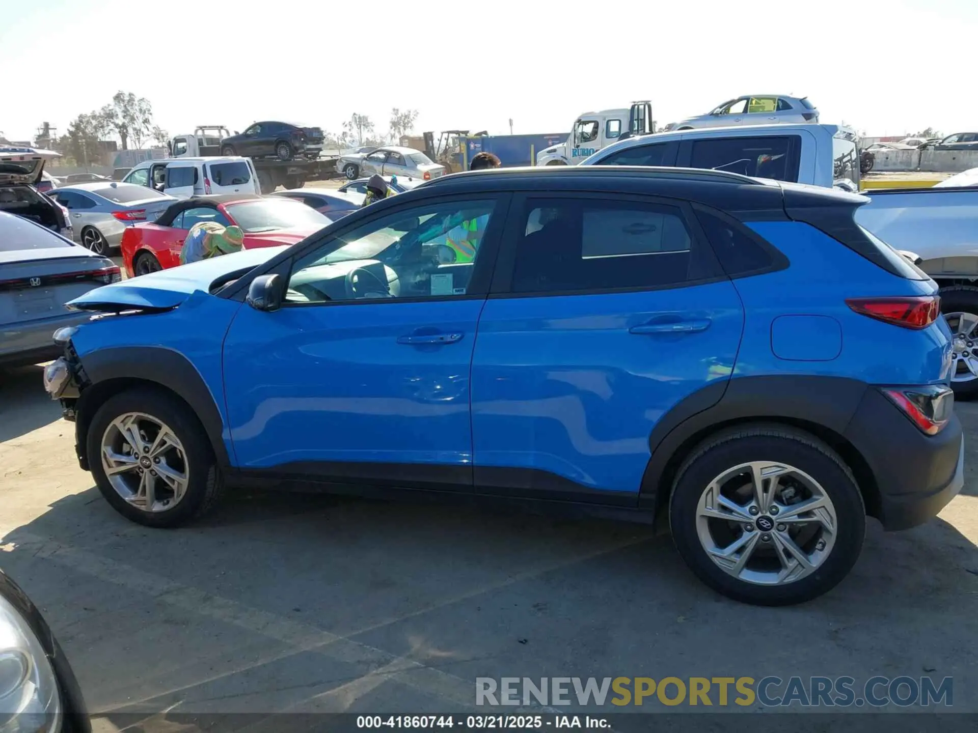 15 Photograph of a damaged car KM8K62AB3NU891349 HYUNDAI KONA 2022