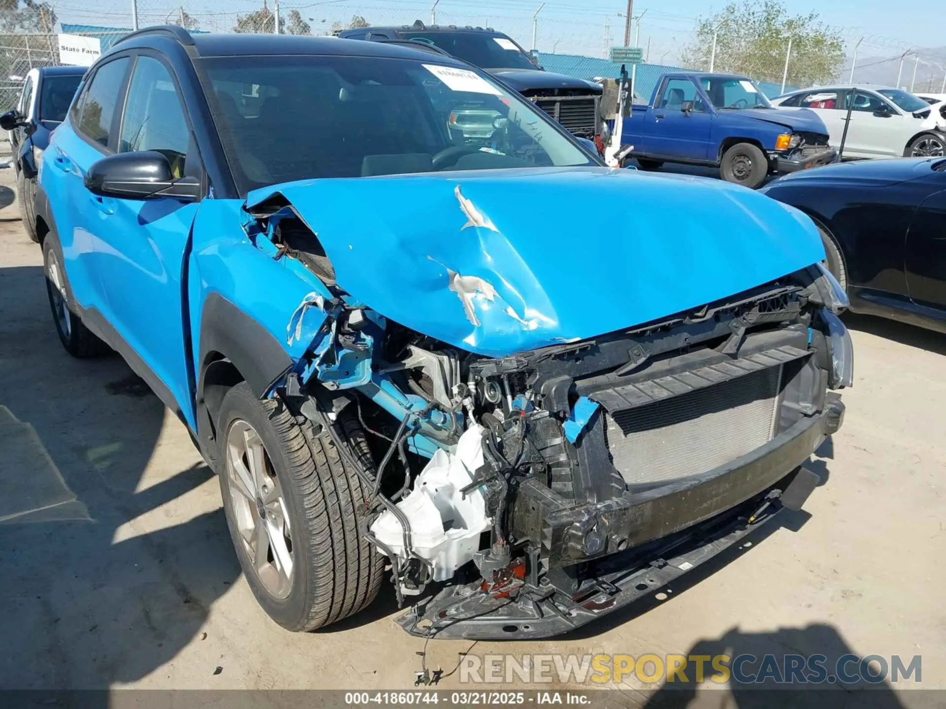 6 Photograph of a damaged car KM8K62AB3NU891349 HYUNDAI KONA 2022