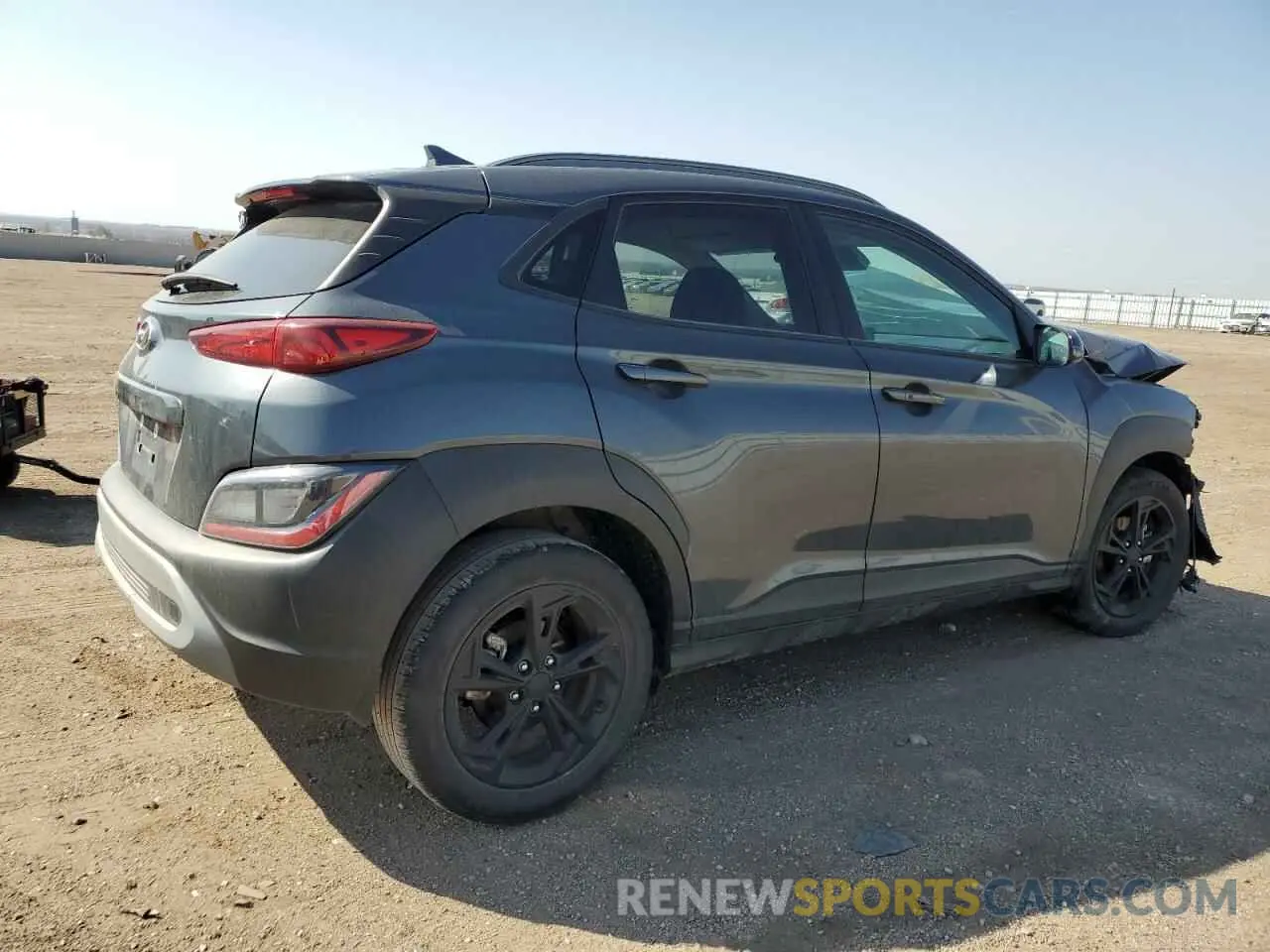 3 Photograph of a damaged car KM8K62AB3NU922955 HYUNDAI KONA 2022